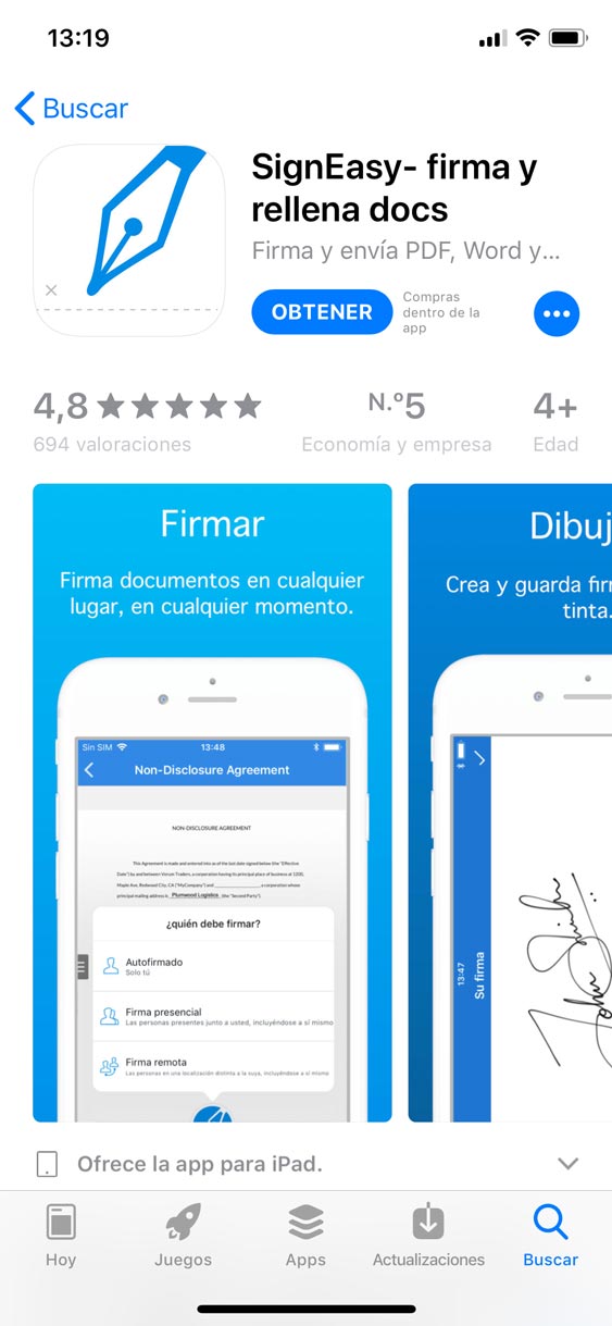 App de Sign Easy