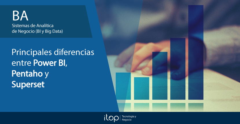 Principales diferencias entre Power BI, Pentaho y Superset