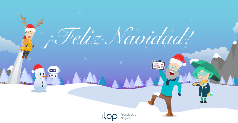 ¡Desde Itop te deseamos una Feliz Navidad y unas Felices Fiestas!