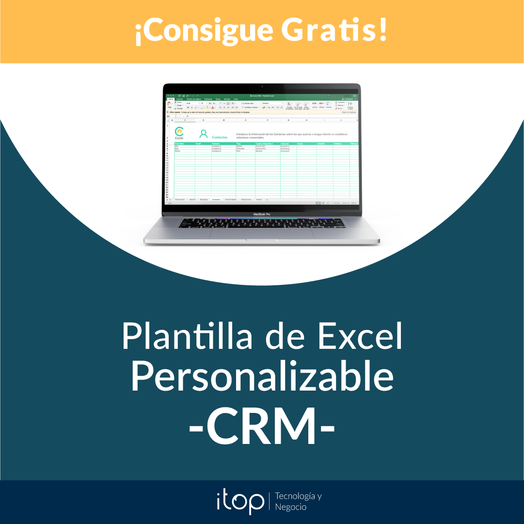 Plantilla de Excel CRM Personalizable