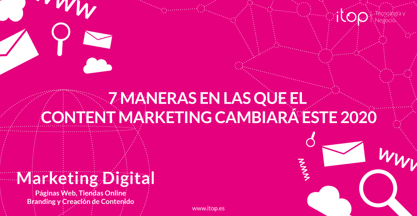 7 maneras en las que el Content Marketing cambiará este 2020