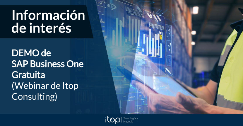 DEMO de SAP Business One gratuita (Webinar de Itop Consulting)