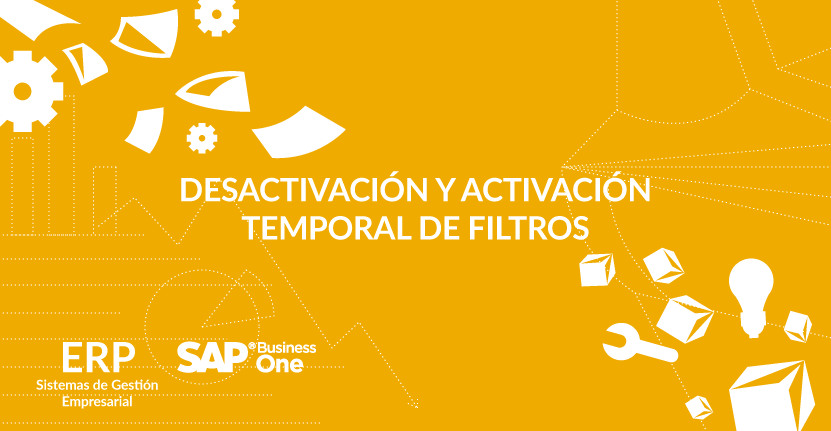 Desactivación y activación temporal de filtros