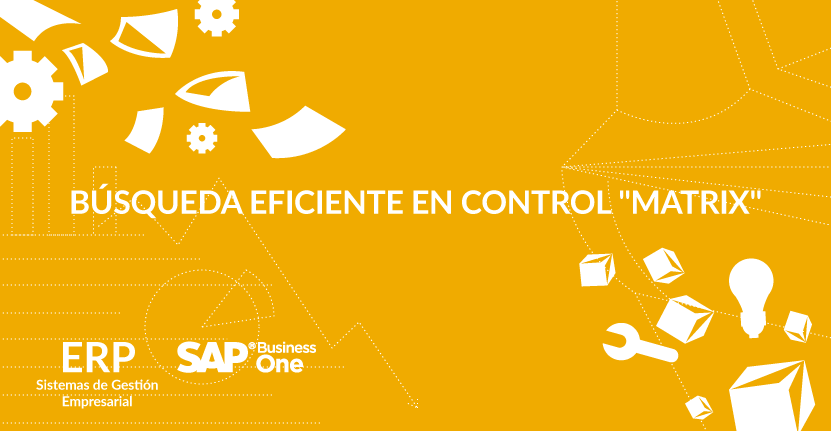 Búsqueda eficiente en Control "matrix" Búsqueda eficiente en Control